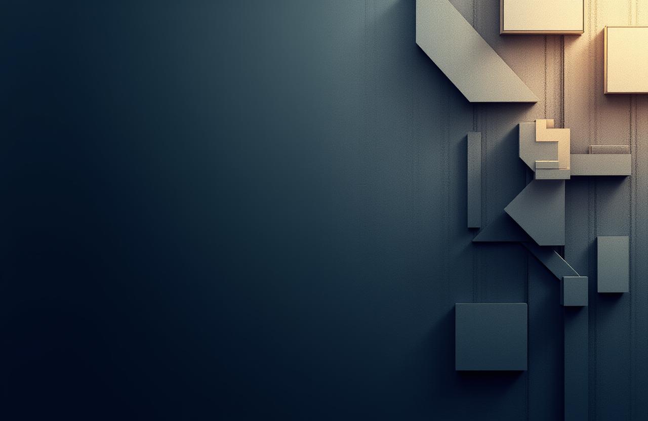 Abstract geometric design representing creativity and precision