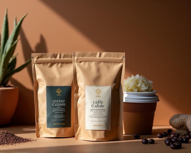 Brand identity and packaging for Aura Coffee Roasters